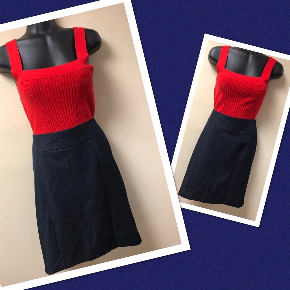 GEORGE SIZE 6 Aline Chambray denim look skirt